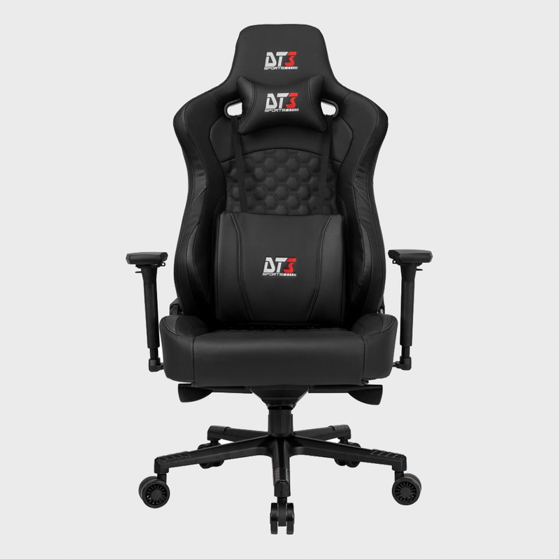 Cadeira Gamer DT3sports Rhino, Até 200kg, Com Almofadas, Reclinável, Descanso de Braço 4D, Preto