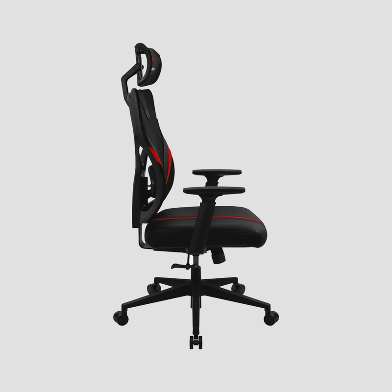 Cadeira Ergonomic Yama1 Preta/Vermelha Thunderx3